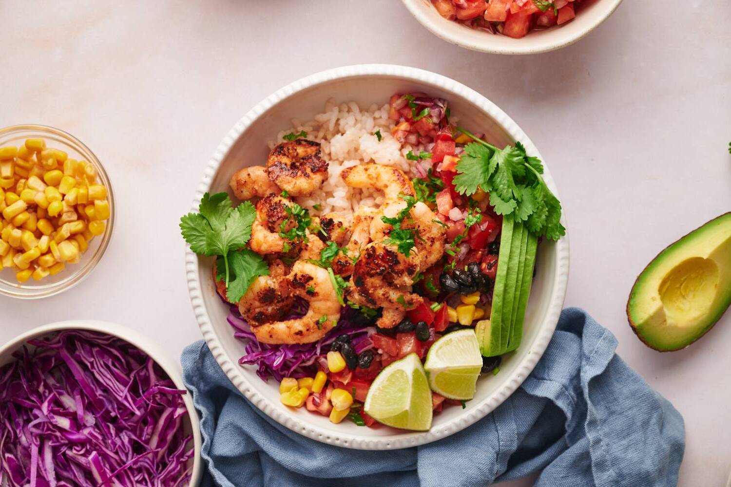 grain-bowl-with-shrimp-avocado-and-black-beans-recipe