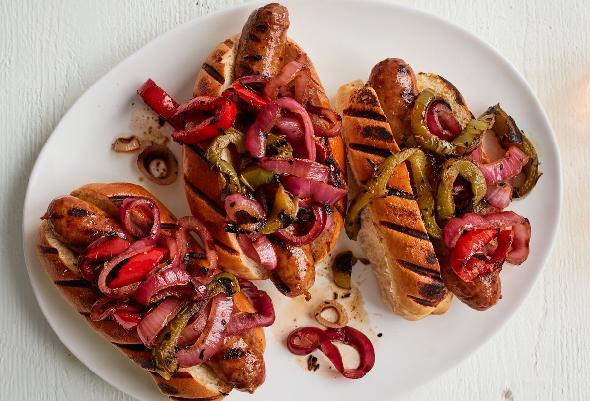 grilled-sausage-with-peppers-and-onions-recipe